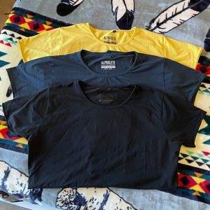 3 MENS ALPHALETE T-SHIRTS